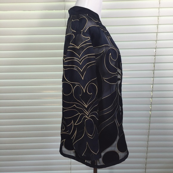 Chico's Travelers Collection Jacket Size 2 (L/12) - Picture 7 of 8